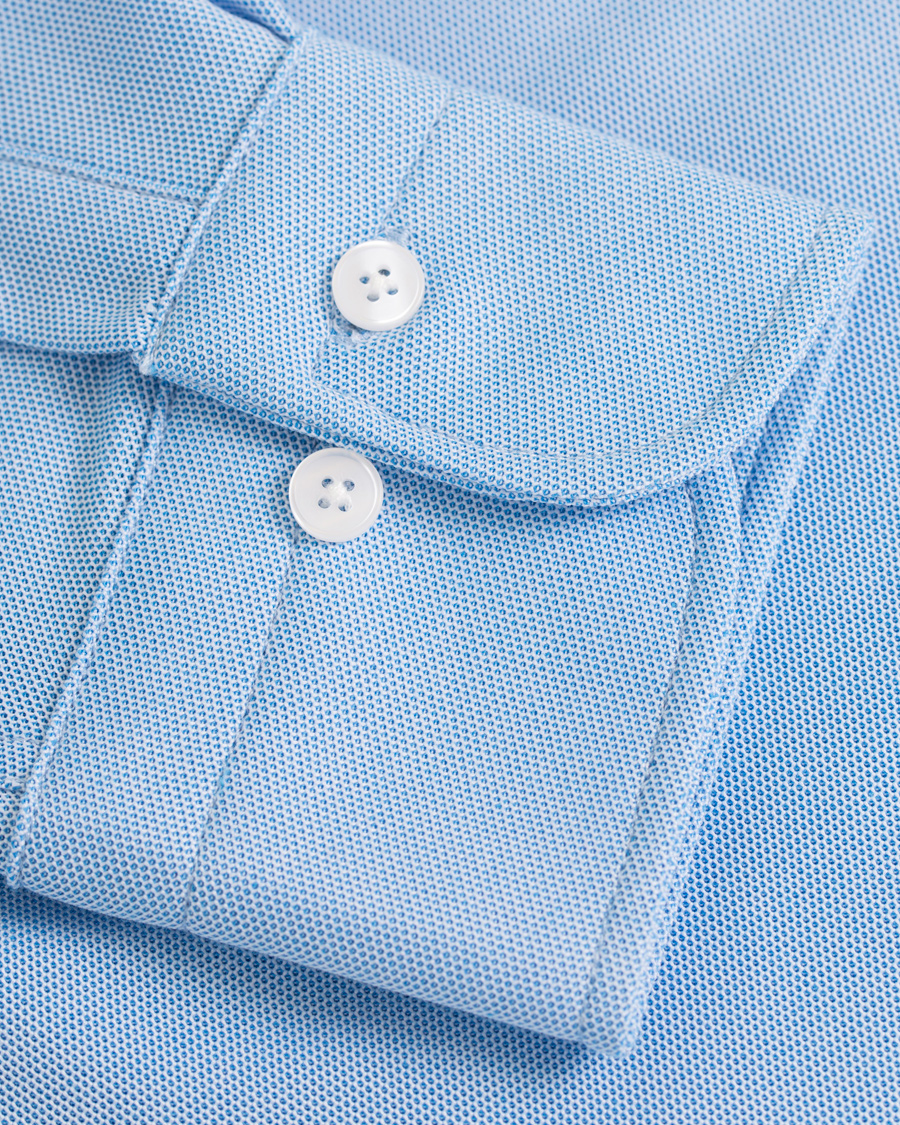 Heren | Overhemden | GANT | Slim Fit Tech Prep Pique Shirt Pallas Blue