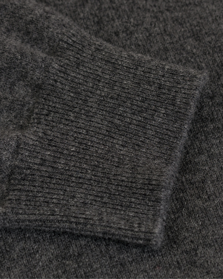 Homme | Pulls Et Tricots | GANT | Super Fine Lambswool Half Zip Antracite Melange