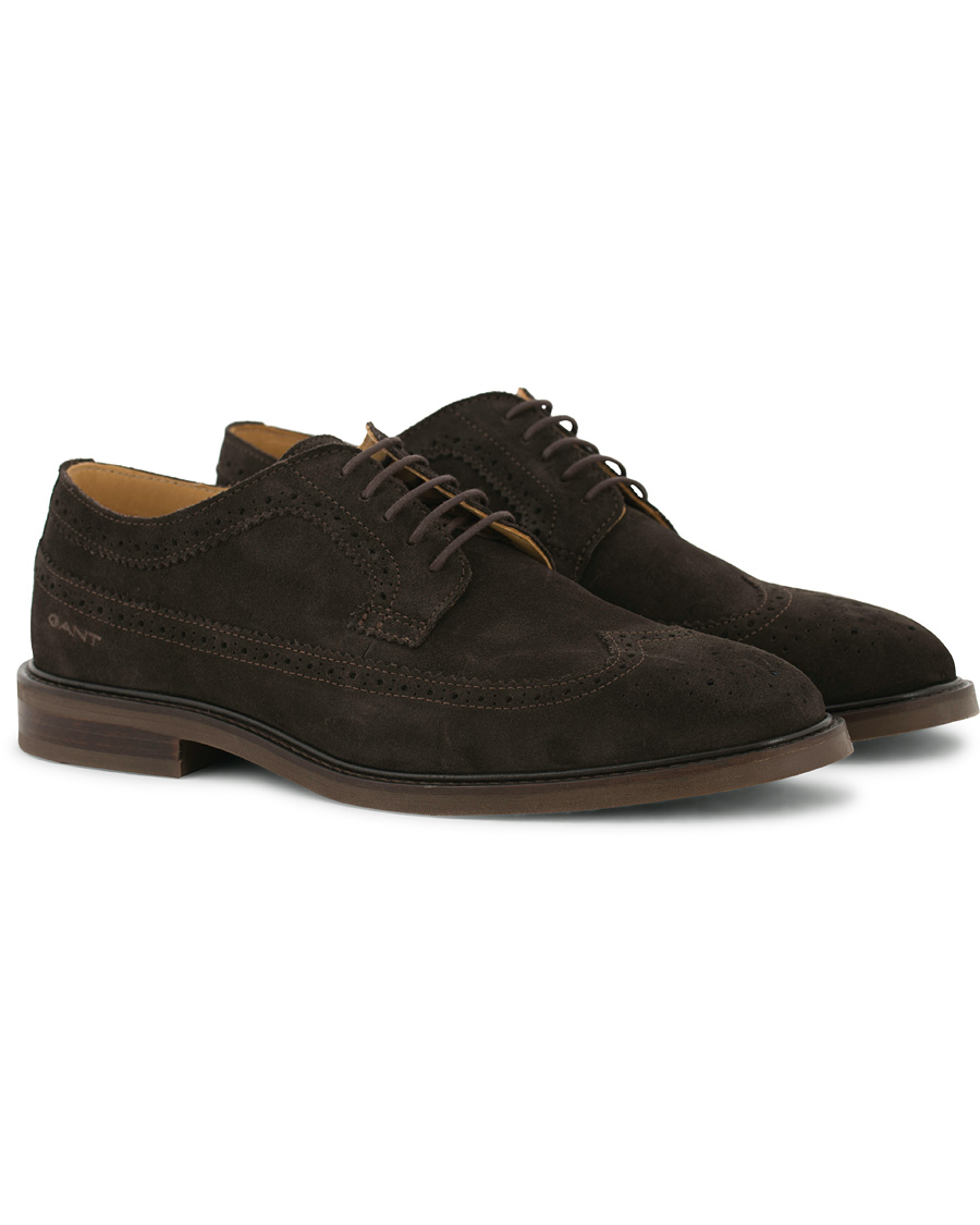 Homme | GANT Ricardo Brouge Dark Brown Suede | GANT | Ricardo Brouge Dark Brown Suede