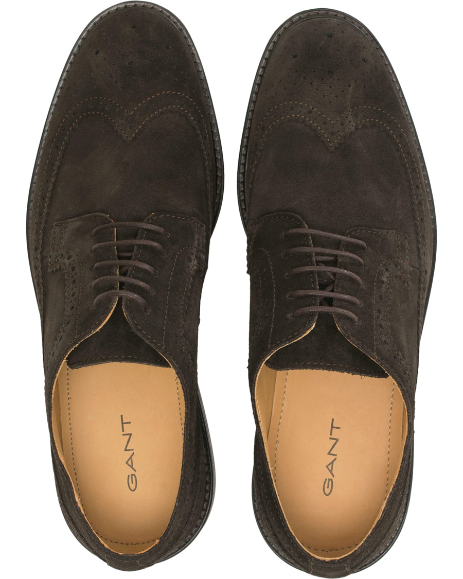 Homme | GANT Ricardo Brouge Dark Brown Suede | GANT | Ricardo Brouge Dark Brown Suede