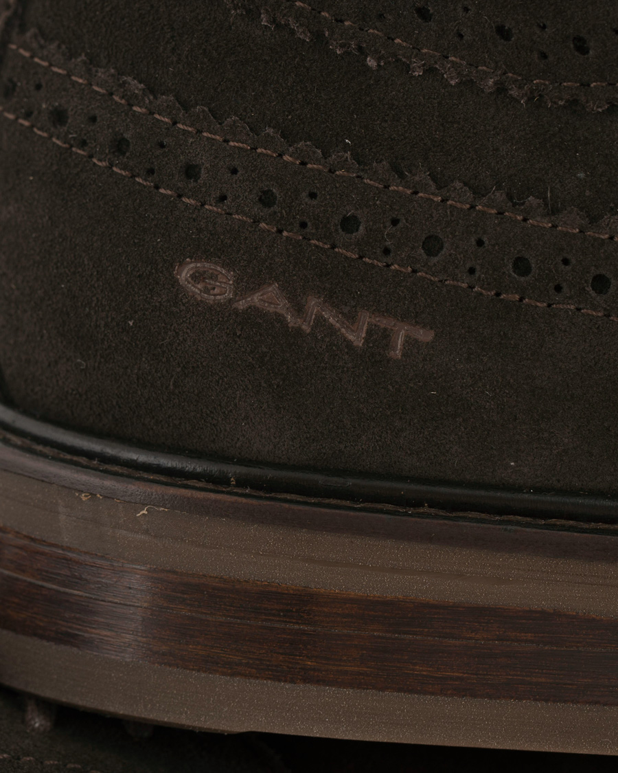 Homme | GANT Ricardo Brouge Dark Brown Suede | GANT | Ricardo Brouge Dark Brown Suede