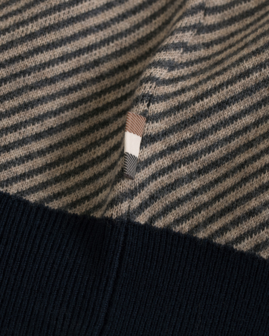 Homme | Pulls Et Tricots | Aquascutum | Clapton Large Check Knit Navy