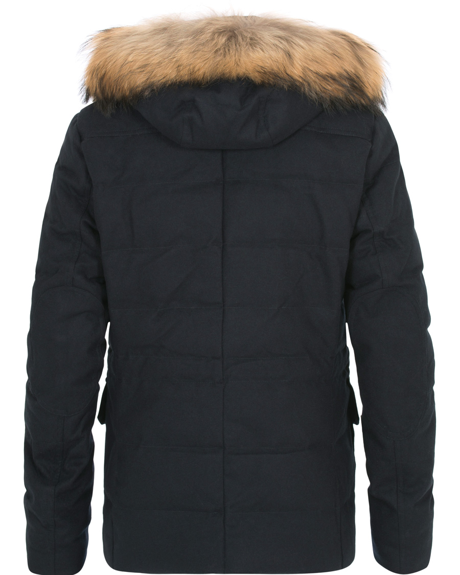Homme | Manteaux Et Vestes | Hackett | Mayfair Wool Down Parka Navy