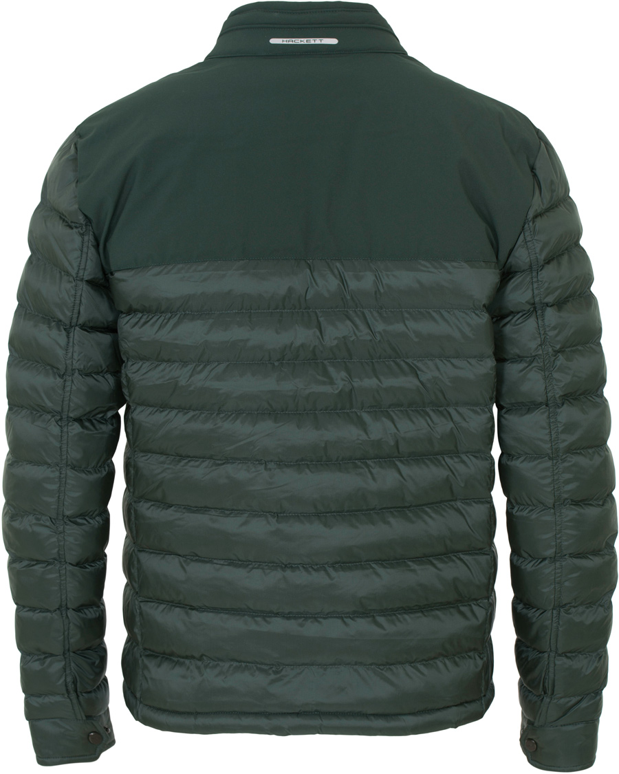 Heren | Jassen | Hackett | Aston Martin Tech Moto Down Jacket Racing Green