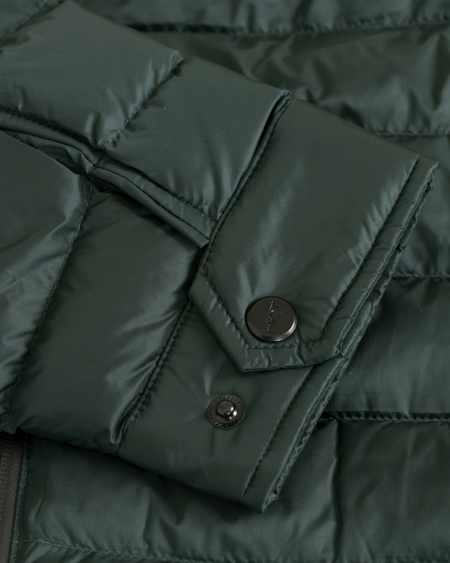Heren | Jassen | Hackett | Aston Martin Tech Moto Down Jacket Racing Green
