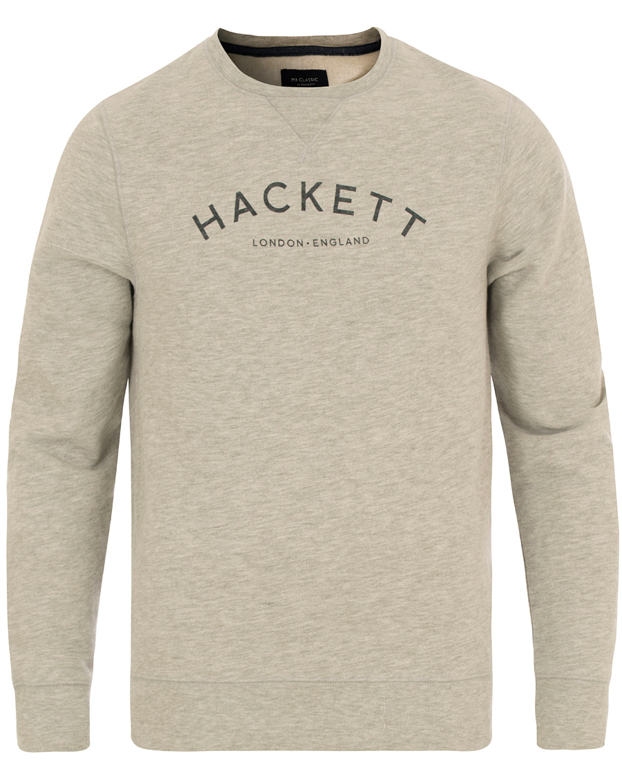 Homme | Pulls Et Tricots | Hackett | Mr Classic Logo Crew Neck Sweater Grey