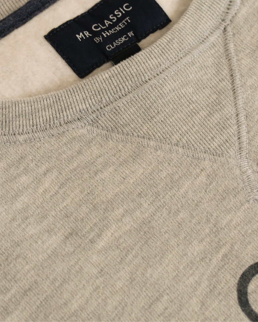 Homme | Pulls Et Tricots | Hackett | Mr Classic Logo Crew Neck Sweater Grey