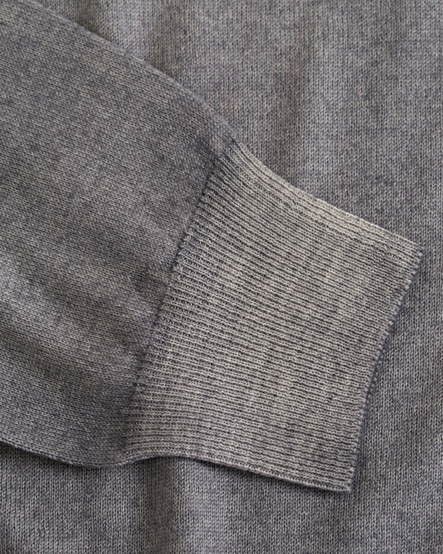 Heren | Truien | Gran Sasso | Merino Vintage Full Zip Light Grey