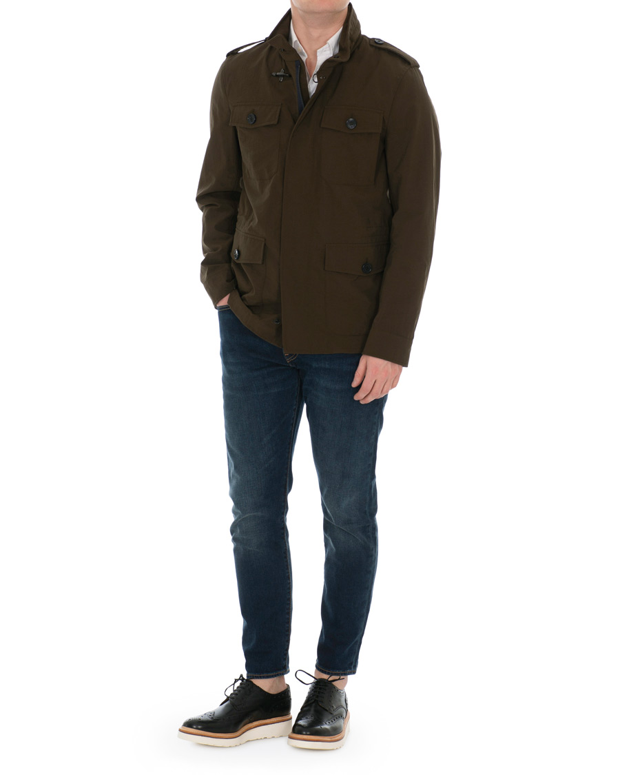 Homme | Grenson Archie Brogue Derby Wedge Sole Black Calf | Grenson | Archie Brogue Derby Wedge Sole Black Calf