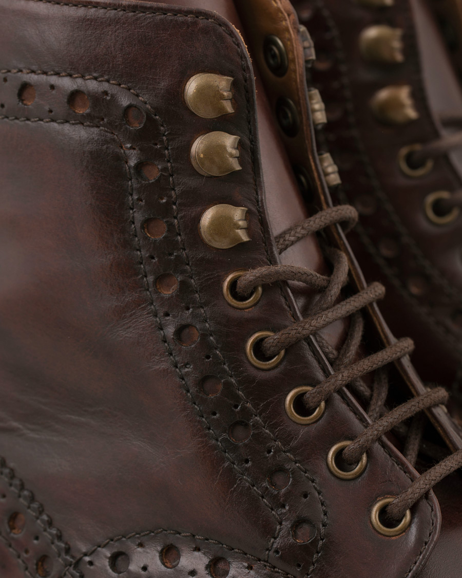 Homme | Grenson Fred Brogue Boot Commando Sole Brown Calf | Grenson | Fred Brogue Boot Commando Sole Brown Calf