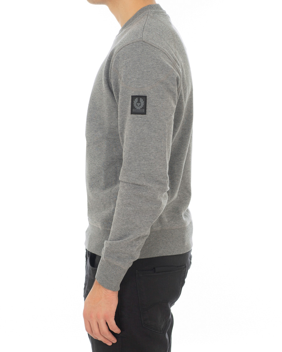 Homme | Pulls Et Tricots | Belstaff | Jefferson Crew Neck Sweatshirt Grey Melange
