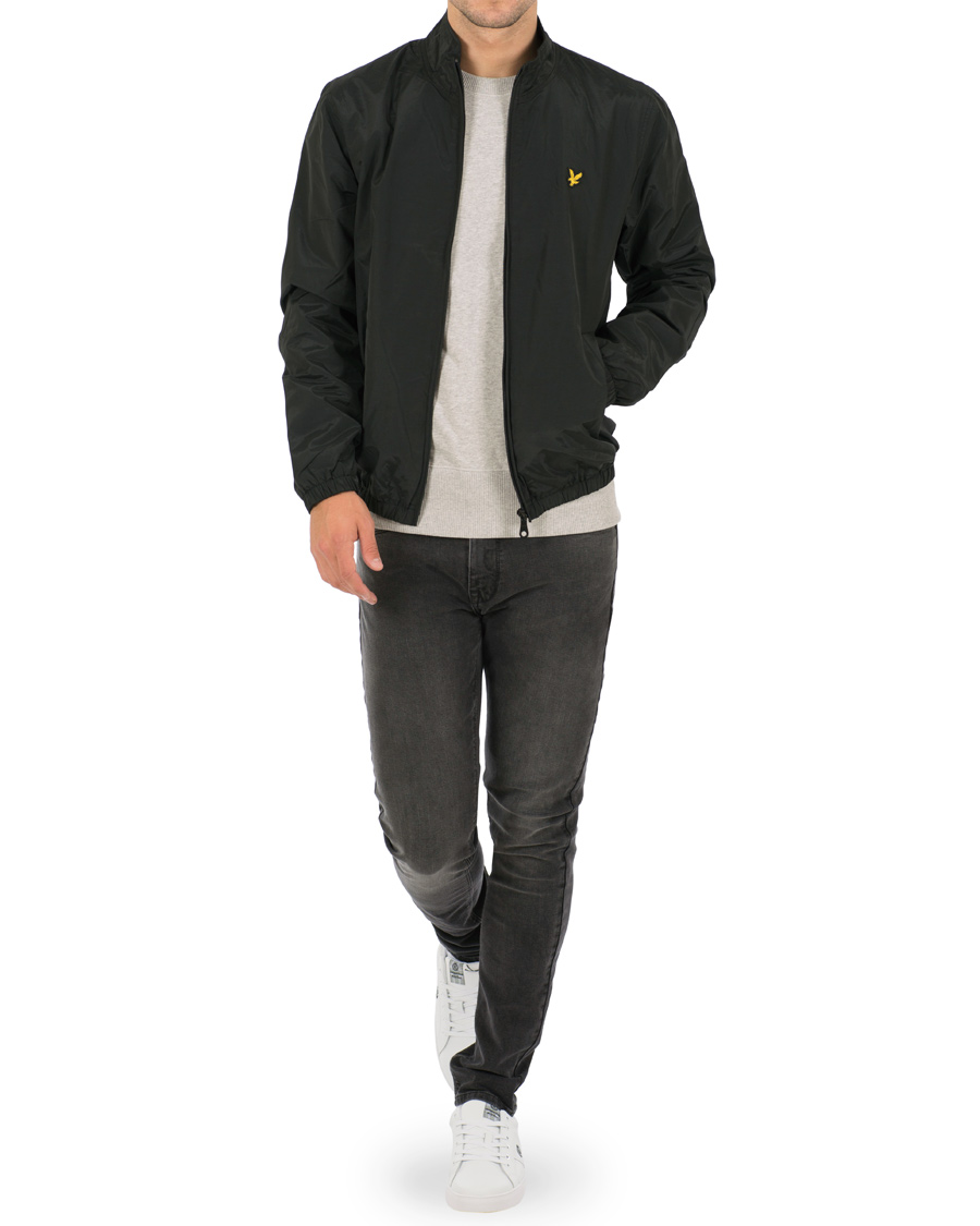 Heren | Jassen | Lyle & Scott | Thunnel Neck Zip Trough Jacket True Black