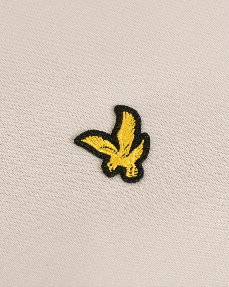 Heren | Truien | Lyle & Scott | Half Zip Hoodie Light Grey