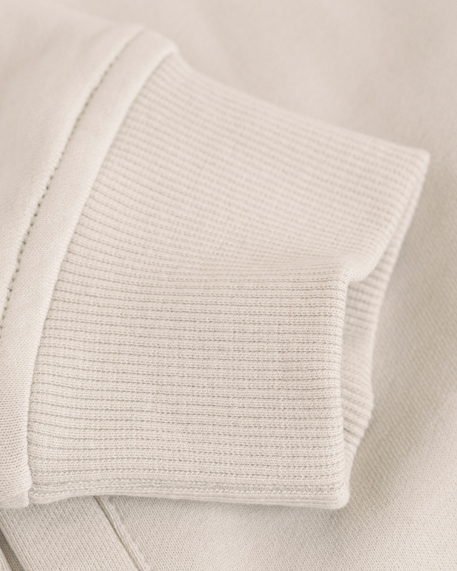 Heren | Truien | Lyle & Scott | Half Zip Hoodie Light Grey