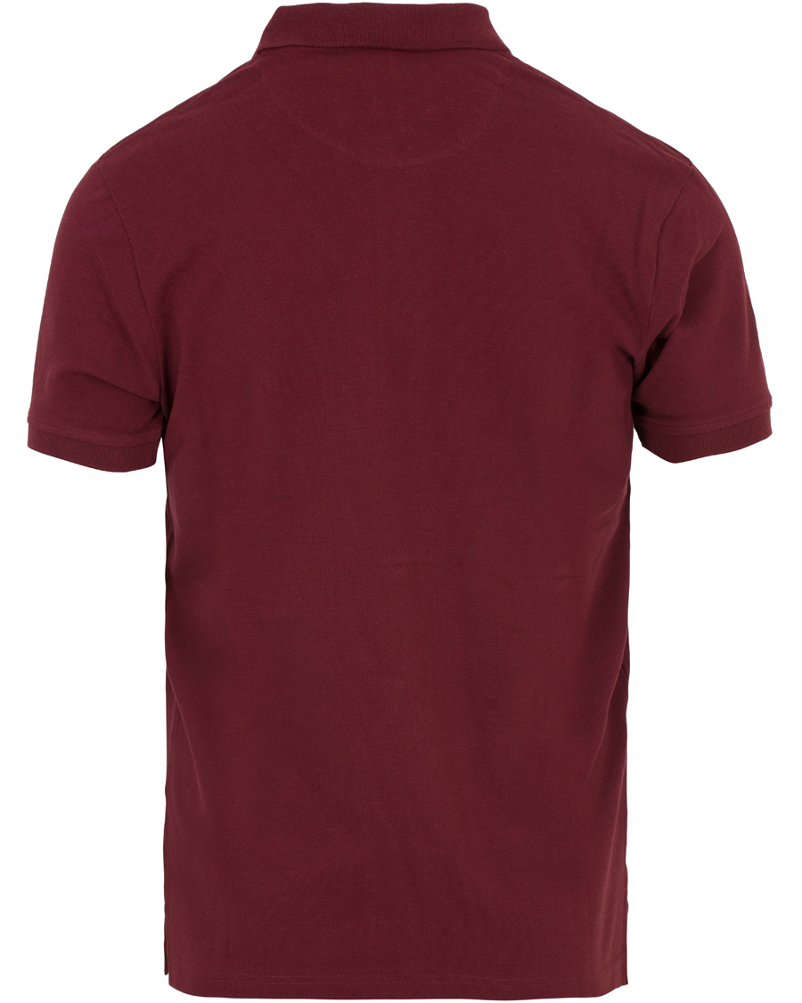 Homme | Polos | Lyle & Scott | Plain Pique Polo Claret Jug