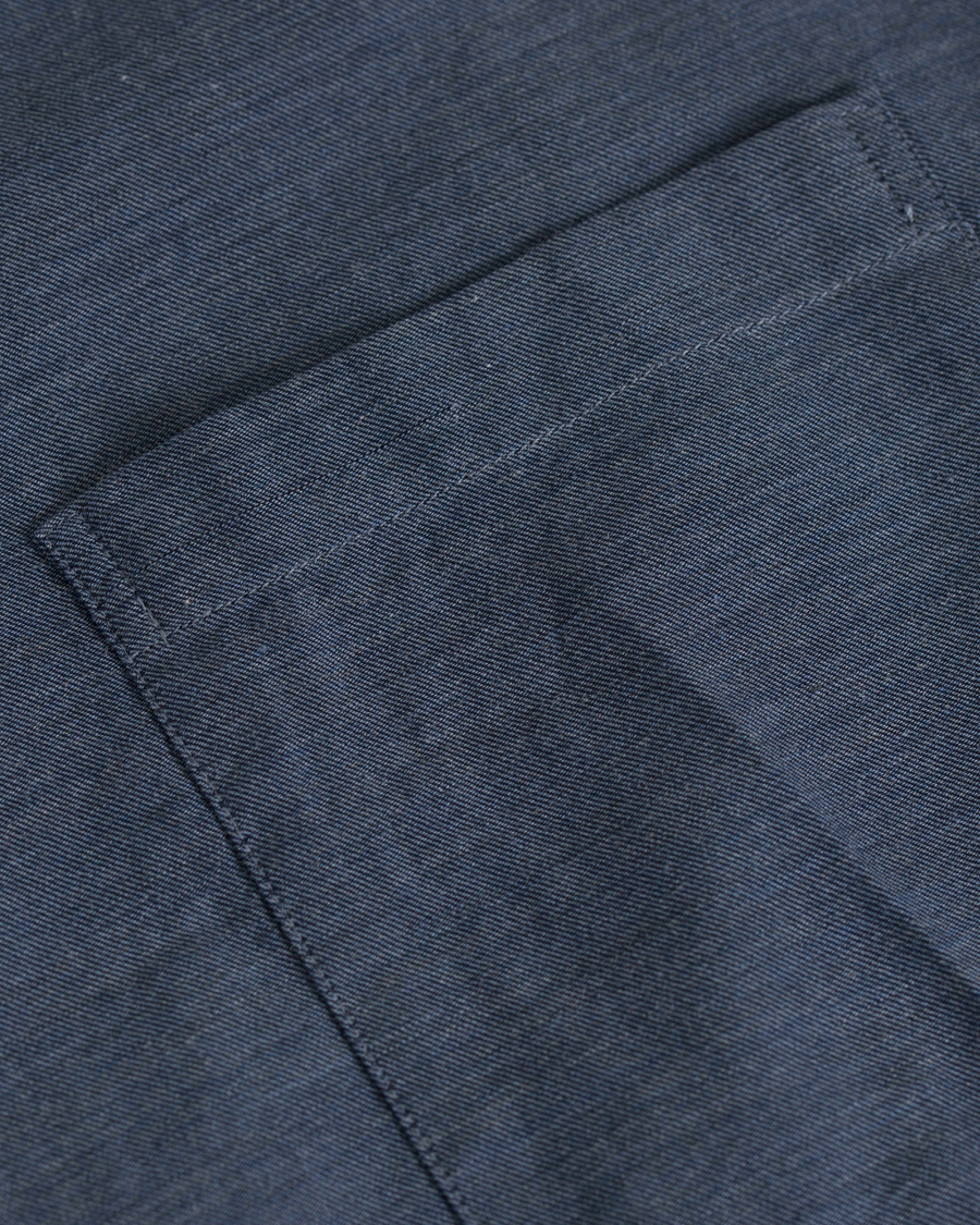 Homme | Chemises | Eton | Slim Fit Flannel Shirt Dark Blue