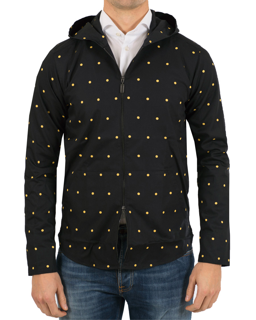 Homme | Chemises | Eton | The Hacienda Collection Slim Hooded Shirt Jacket Black