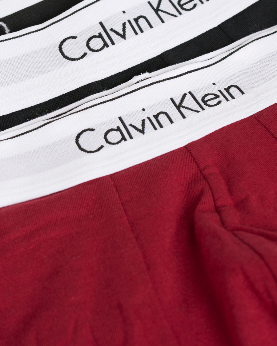 Homme | Sous-Vêtements Et Chaussettes | Calvin Klein | Jeans Modern Cotton 2-Pack Trunk Dylan Red/Black