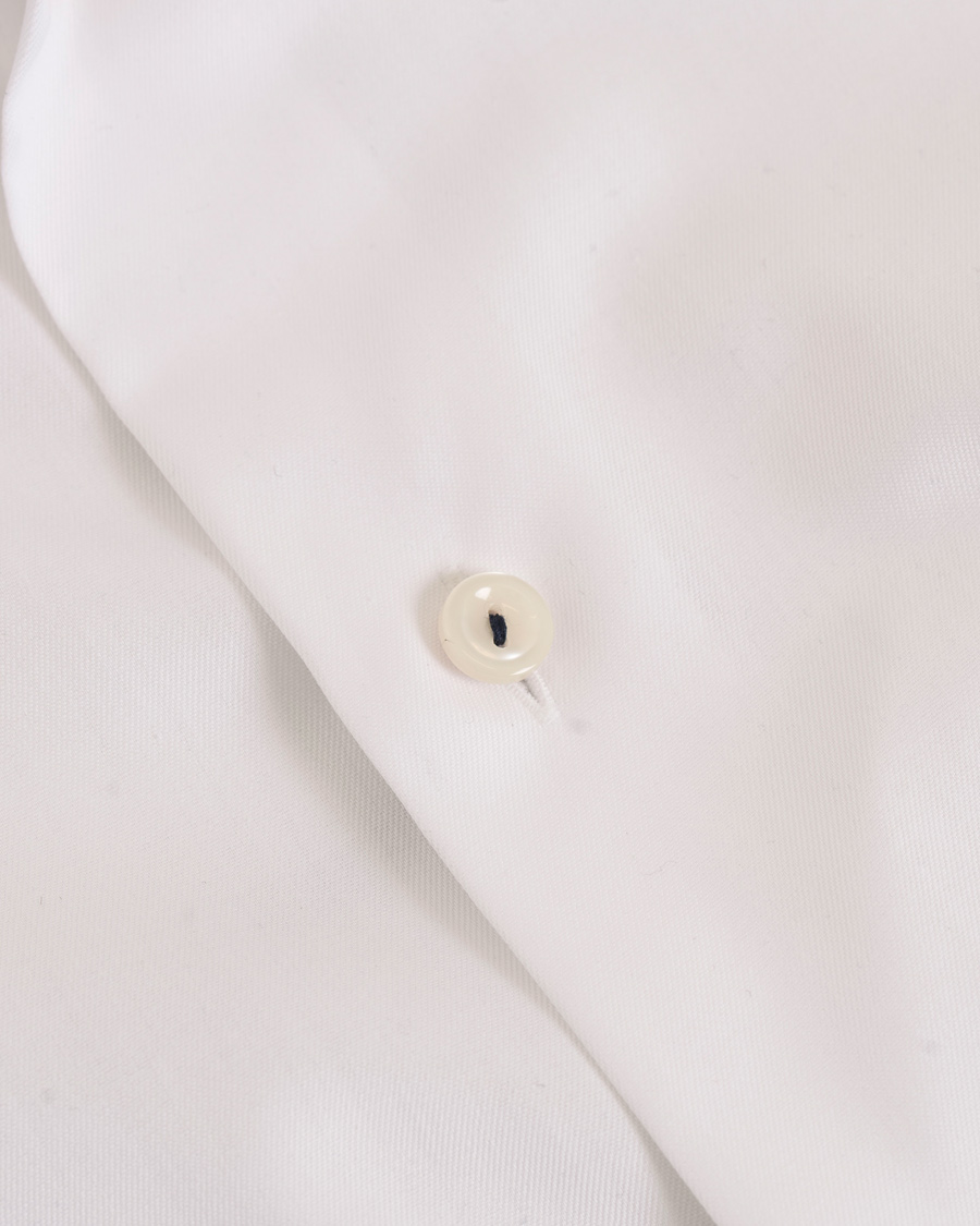 Heren | Overhemden | Eton | Super Sim Contrast Flower Shirt White