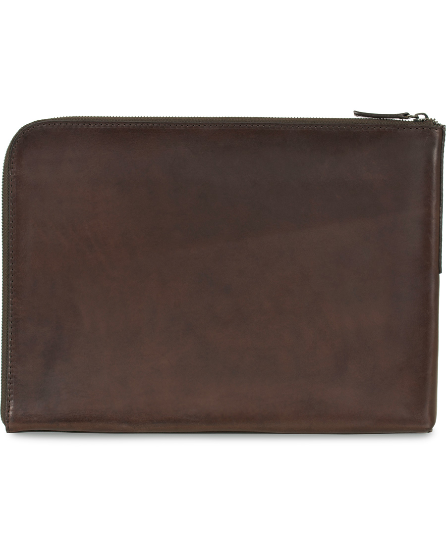 Homme | Oscar Jacobson Leather Portfolio Dark Brown | Oscar Jacobson | Leather Portfolio Dark Brown