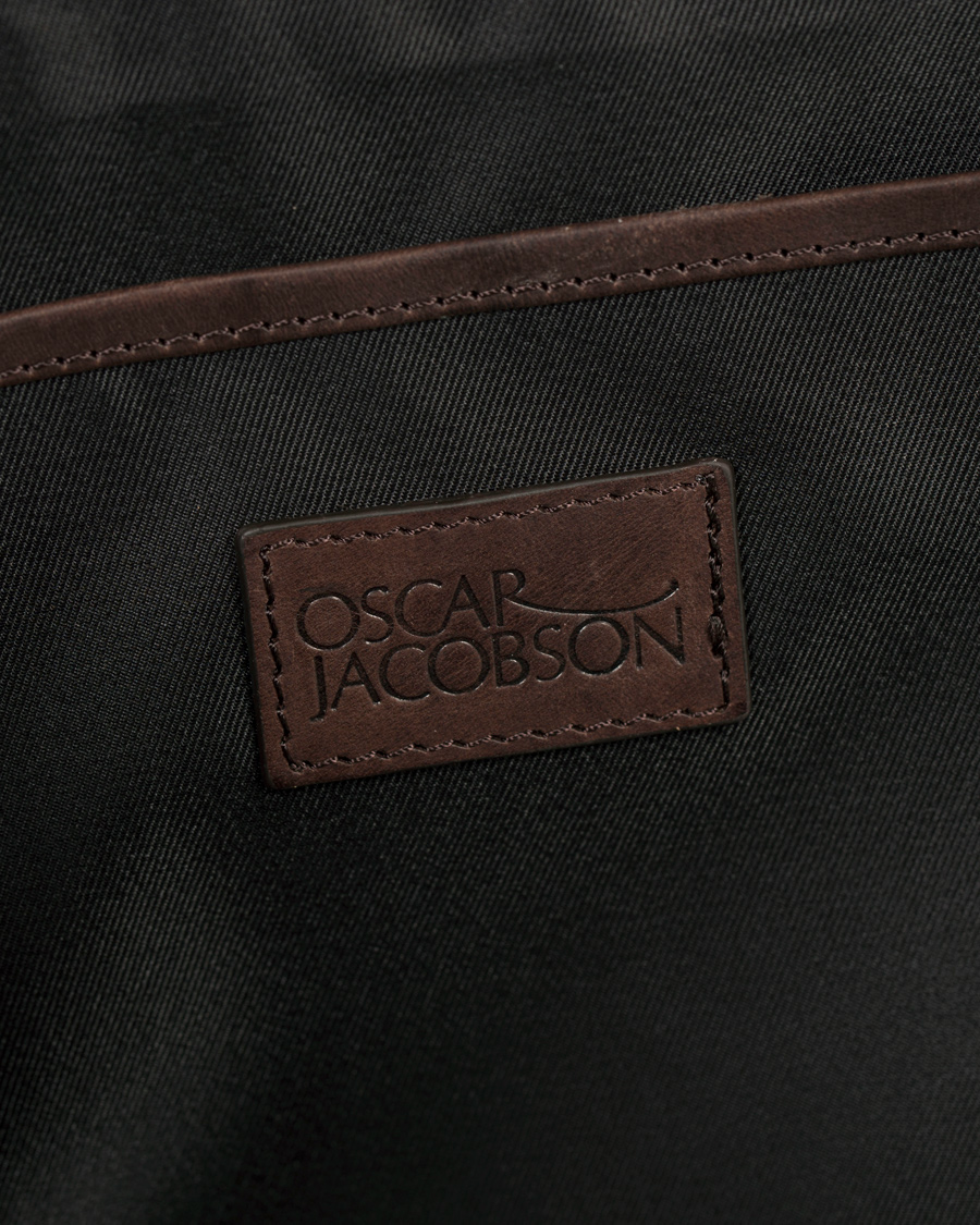 Homme | Oscar Jacobson Leather Portfolio Dark Brown | Oscar Jacobson | Leather Portfolio Dark Brown