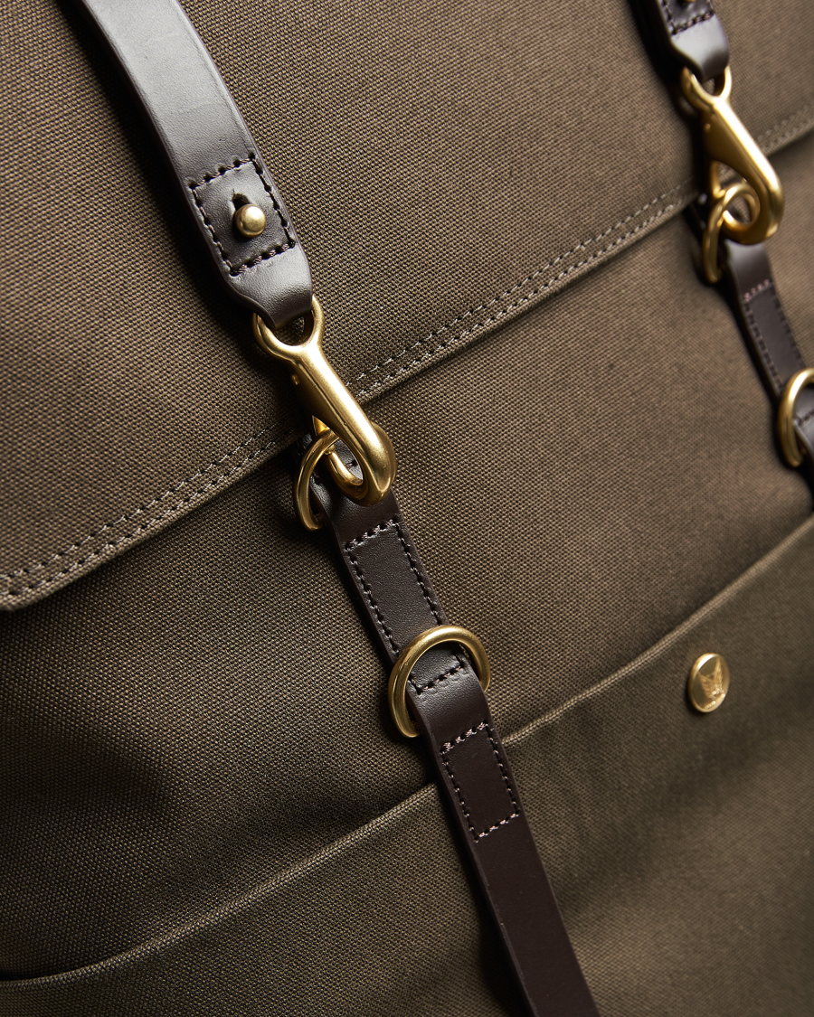 Homme | Sacs | Mismo | M/S Nylon Backpack Army/Dark Brown