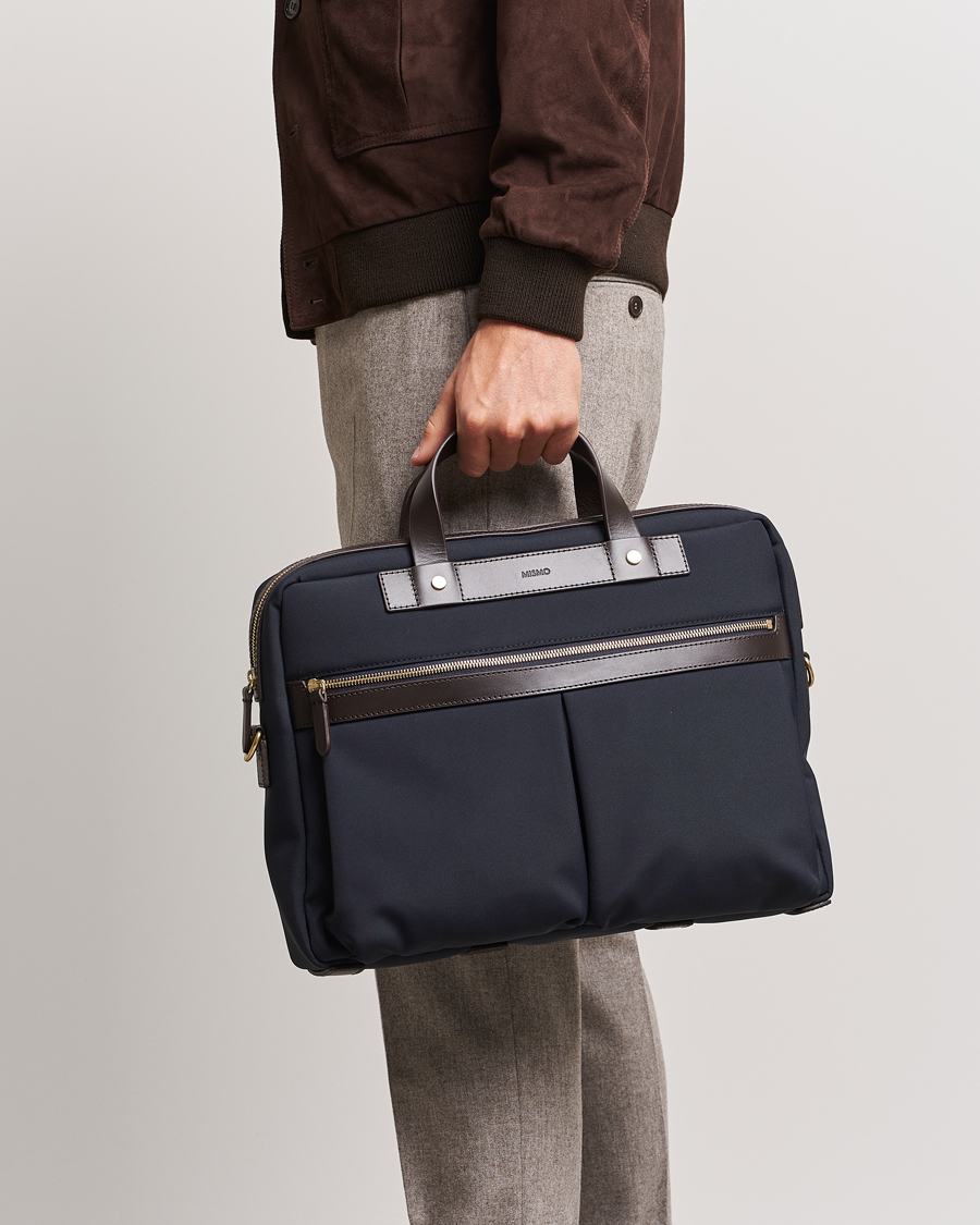 Homme | Sacs | Mismo | MismoM/S Nylon OfficeNavy/Dark Brown