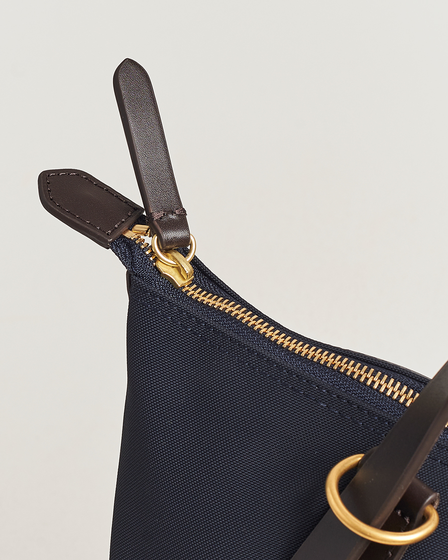 Heren | Mismo M/S Nylon Day Pack Navy/Dark Brown | Mismo | M/S Nylon Day Pack Navy/Dark Brown