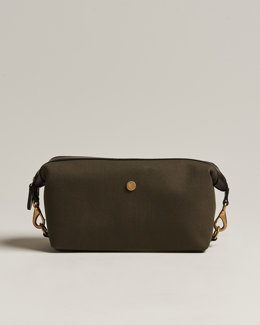 Heren | Tassen | Mismo | M/S Nylon Washbag Army/Dark Brown