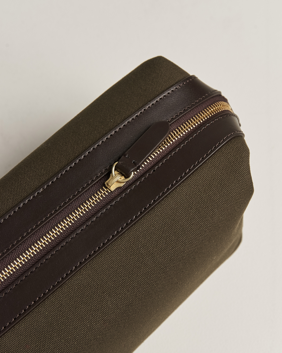 Heren | Tassen | Mismo | M/S Nylon Washbag Army/Dark Brown