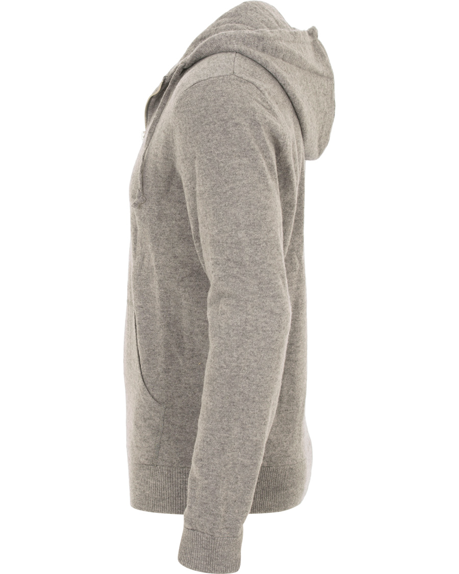 Homme | Pulls Et Tricots | NN07 | Wool Full Zip Hoodie Light Grey