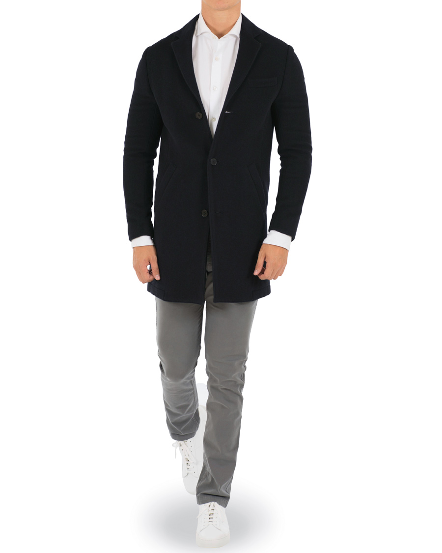 Homme | Manteaux Et Vestes | NN07 | Aaron Wool Coat Navy