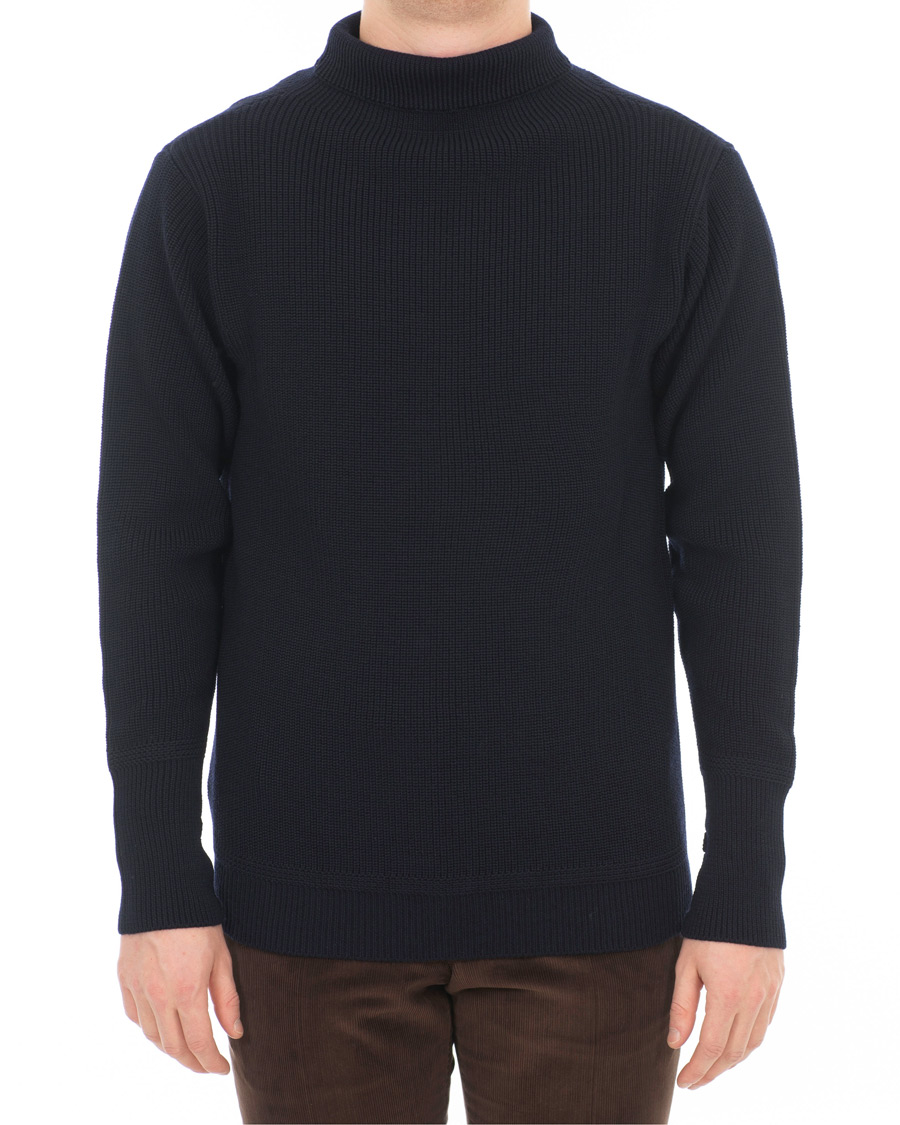 Homme | Pulls Et Tricots | Andersen-Andersen | Sailor Turtleneck Navy Blue