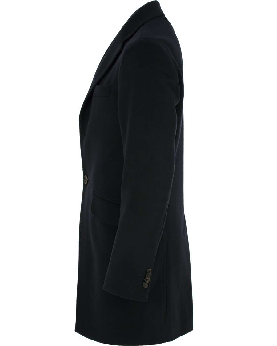 Homme | Manteaux Et Vestes | Oscar Jacobson | Saks Wool Coat Navy
