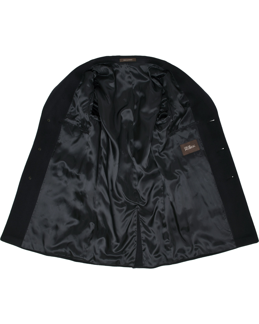 Homme | Manteaux Et Vestes | Oscar Jacobson | Saks Wool Coat Navy