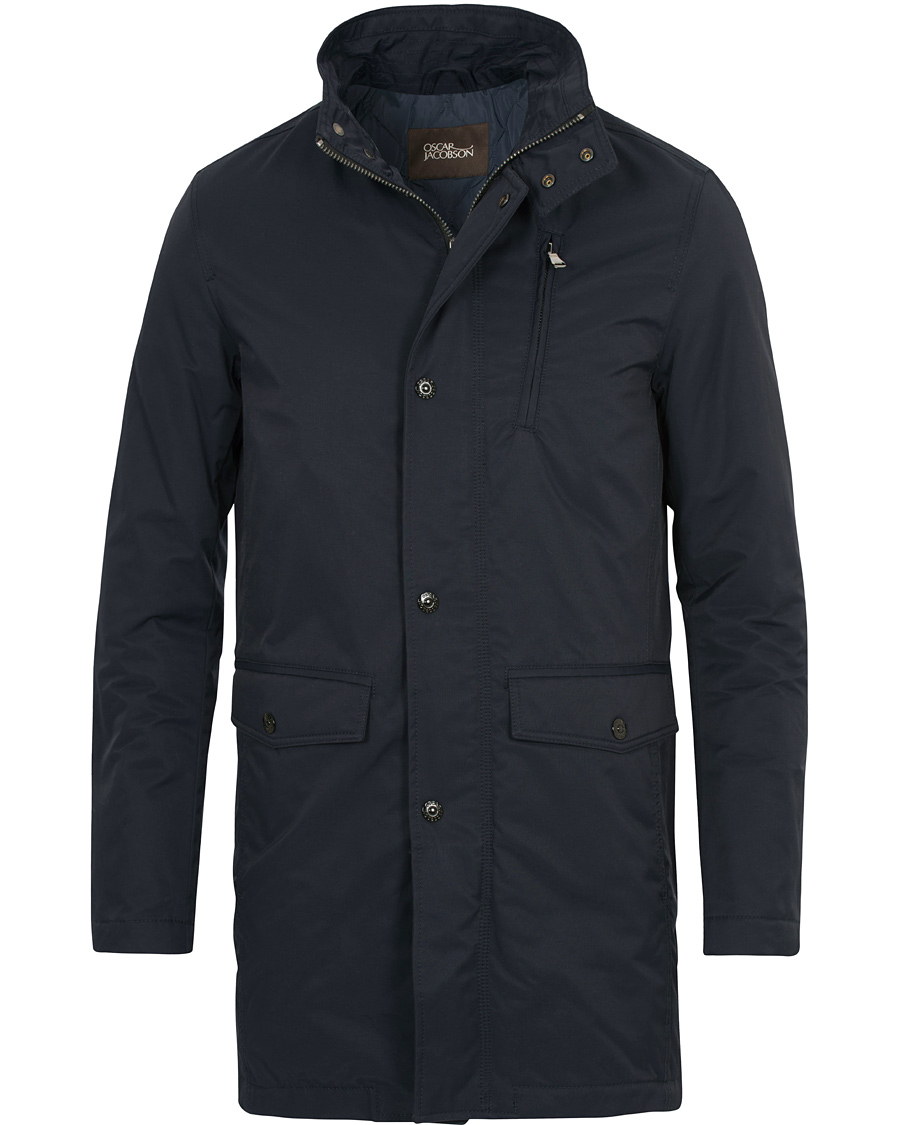 Homme | Manteaux Et Vestes | Oscar Jacobson | Danton Water Repellent Jacket Navy