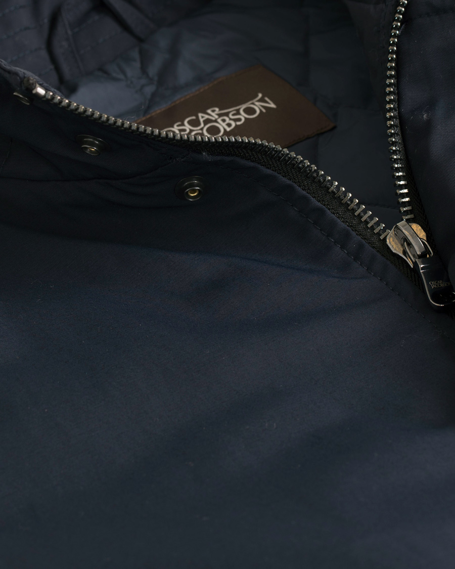 Homme | Manteaux Et Vestes | Oscar Jacobson | Danton Water Repellent Jacket Navy