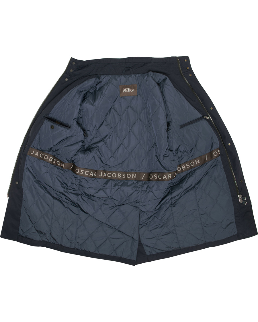 Homme | Manteaux Et Vestes | Oscar Jacobson | Danton Water Repellent Jacket Navy