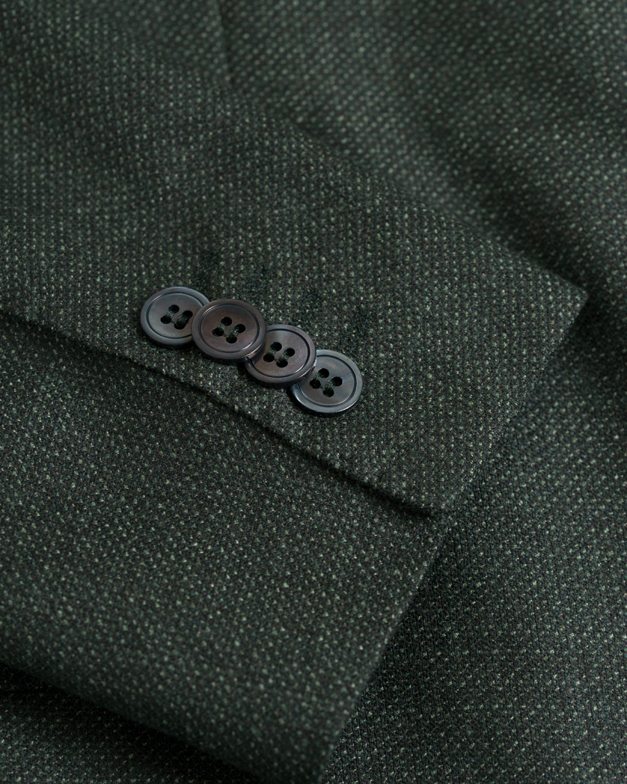 Heren | Blazers | Oscar Jacobson | Egel Wool Blazer Green