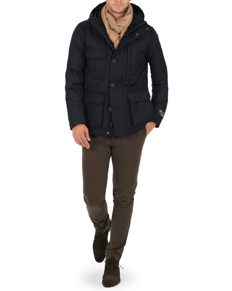 Homme | Manteaux Et Vestes | Woolrich | Loro Piana Mountain Jacket Navy