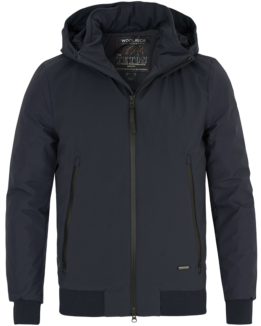 Homme | Manteaux Et Vestes | Woolrich | Comfort Rain Jacket Navy