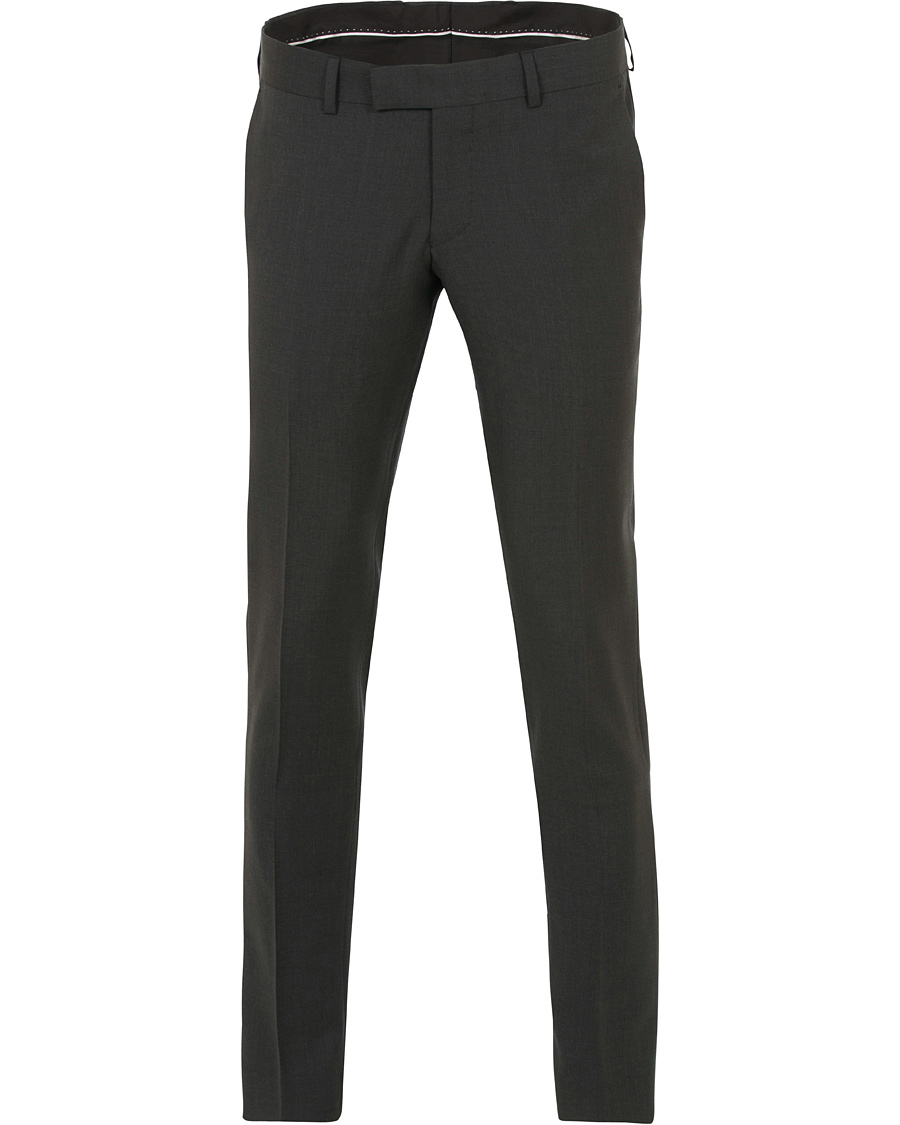 Homme | Pantalons | Tiger of Sweden | Gordon Wool Trousers Dark Grey