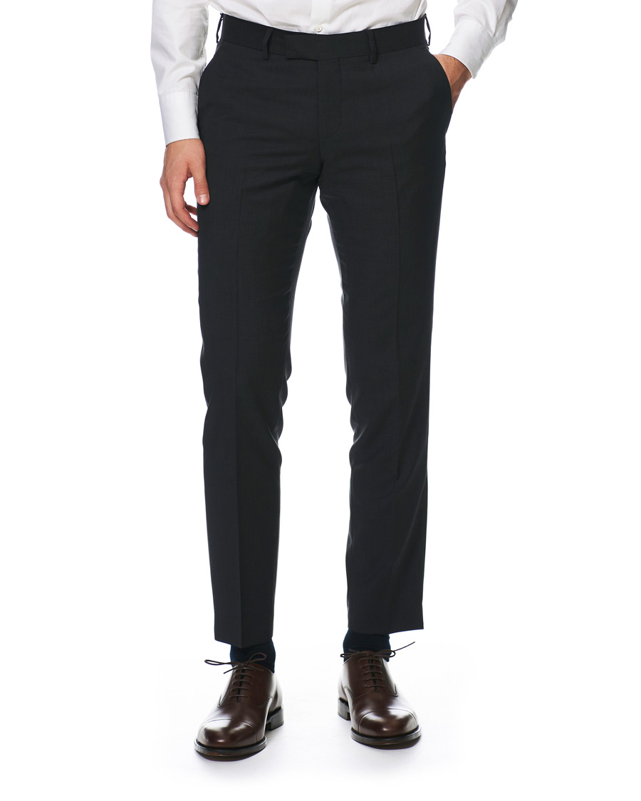 Homme | Pantalons | Tiger of Sweden | Gordon Wool Trousers Dark Grey