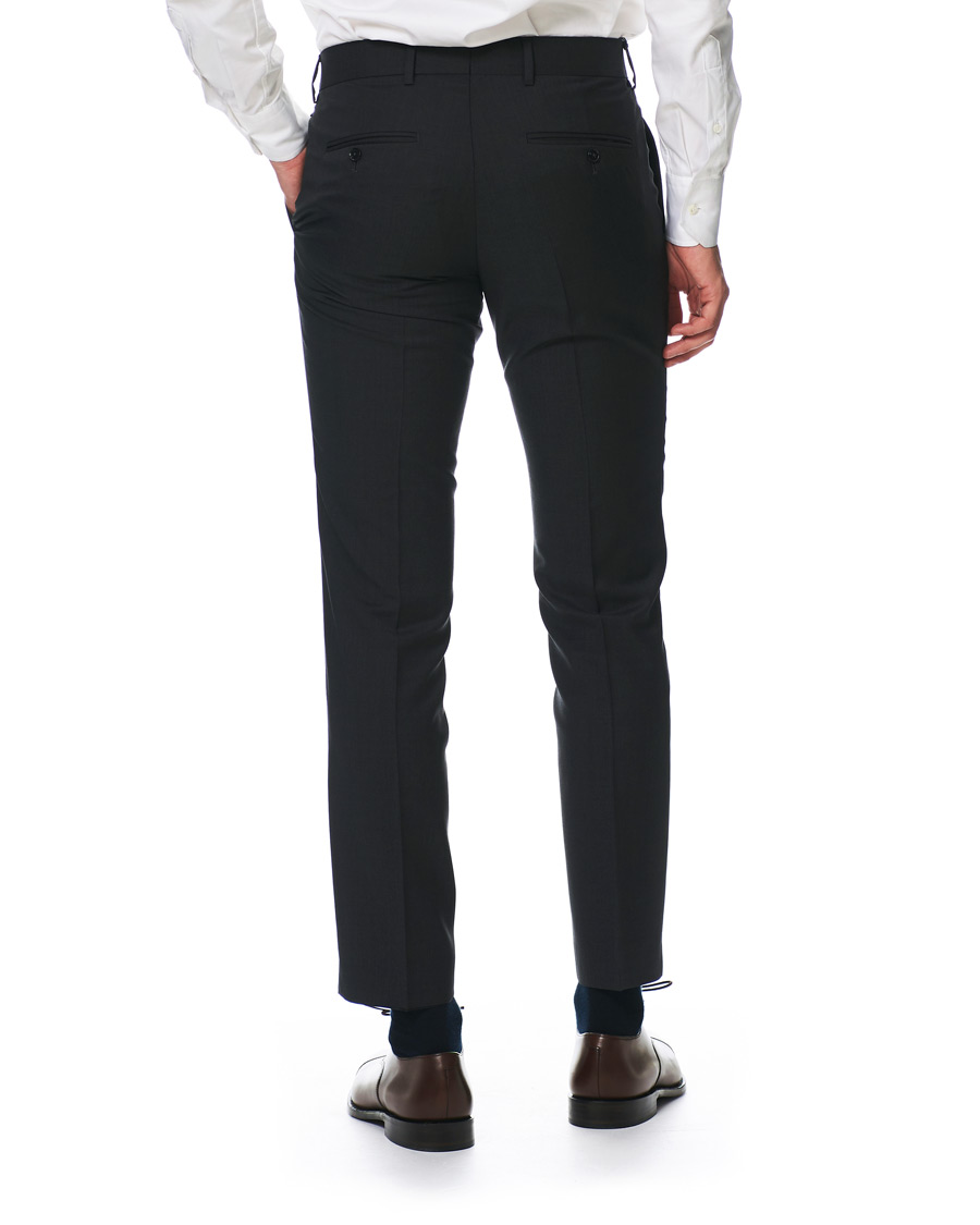 Homme | Pantalons | Tiger of Sweden | Gordon Wool Trousers Dark Grey