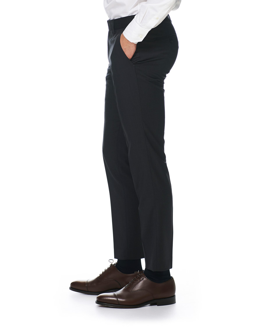 Homme | Pantalons | Tiger of Sweden | Gordon Wool Trousers Dark Grey