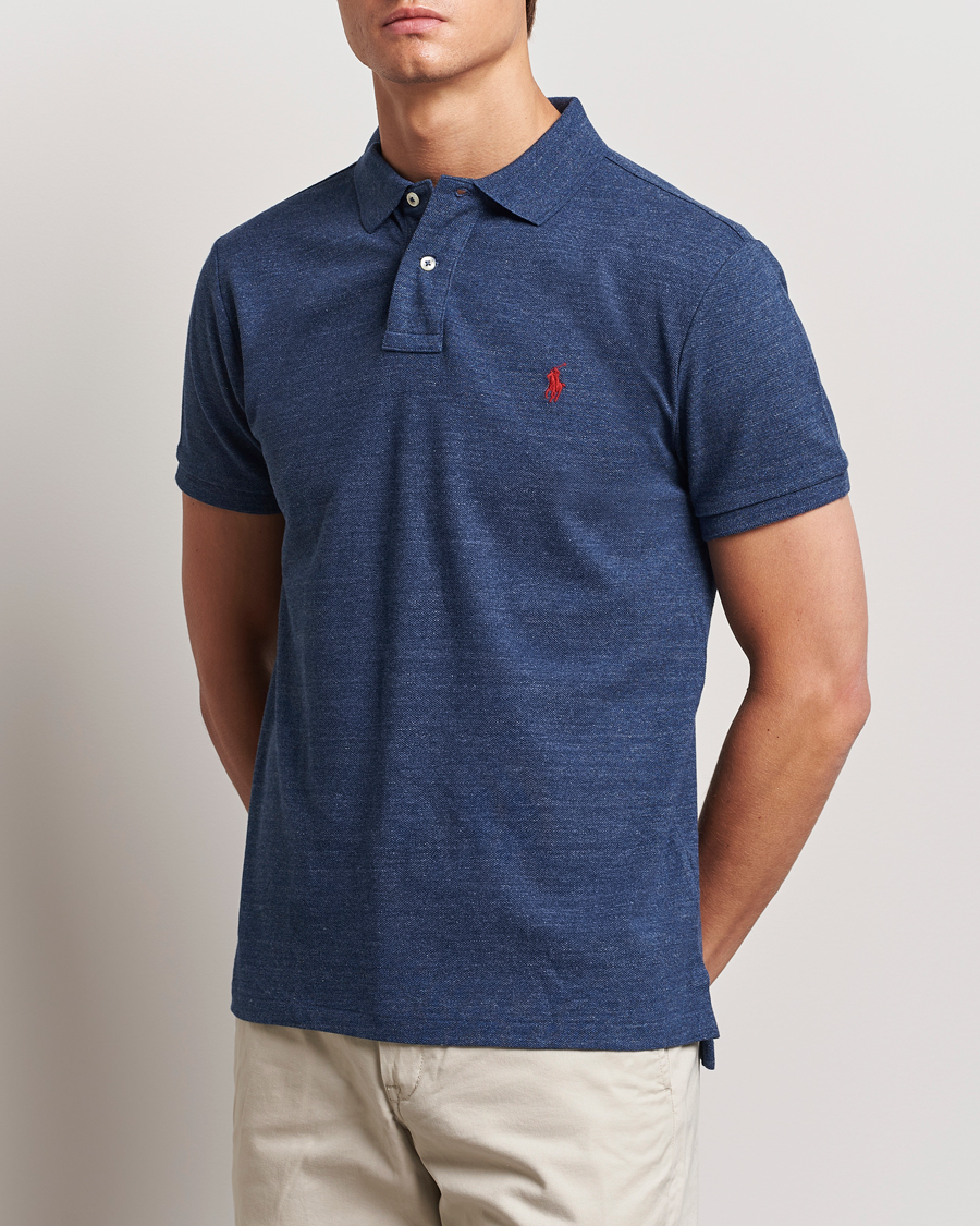 Heren | Polo's | Polo Ralph Lauren | Custom Slim Fit Polo Classic Royal Heather