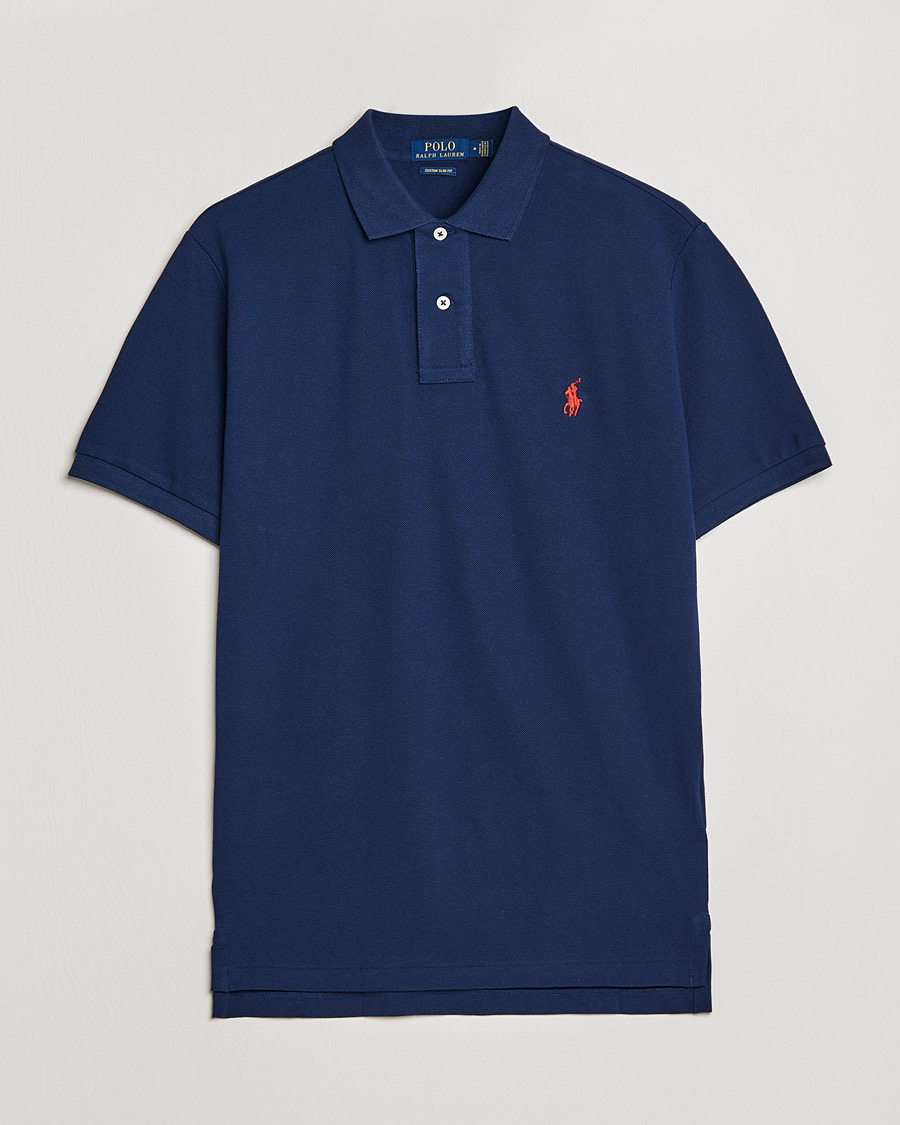 Heren | Polo's | Polo Ralph Lauren | Custom Slim Fit Polo Newport Navy