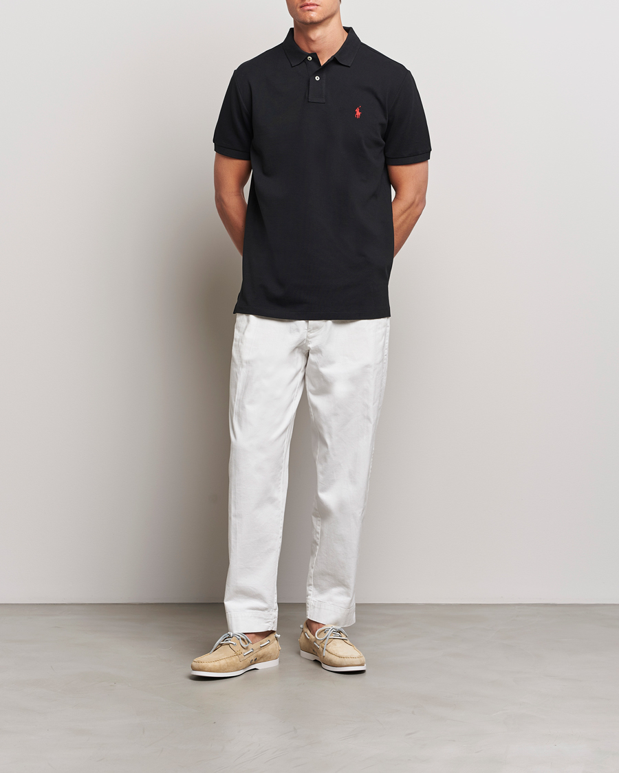 Heren | Polo's | Polo Ralph Lauren | Custom Slim Fit Polo Black