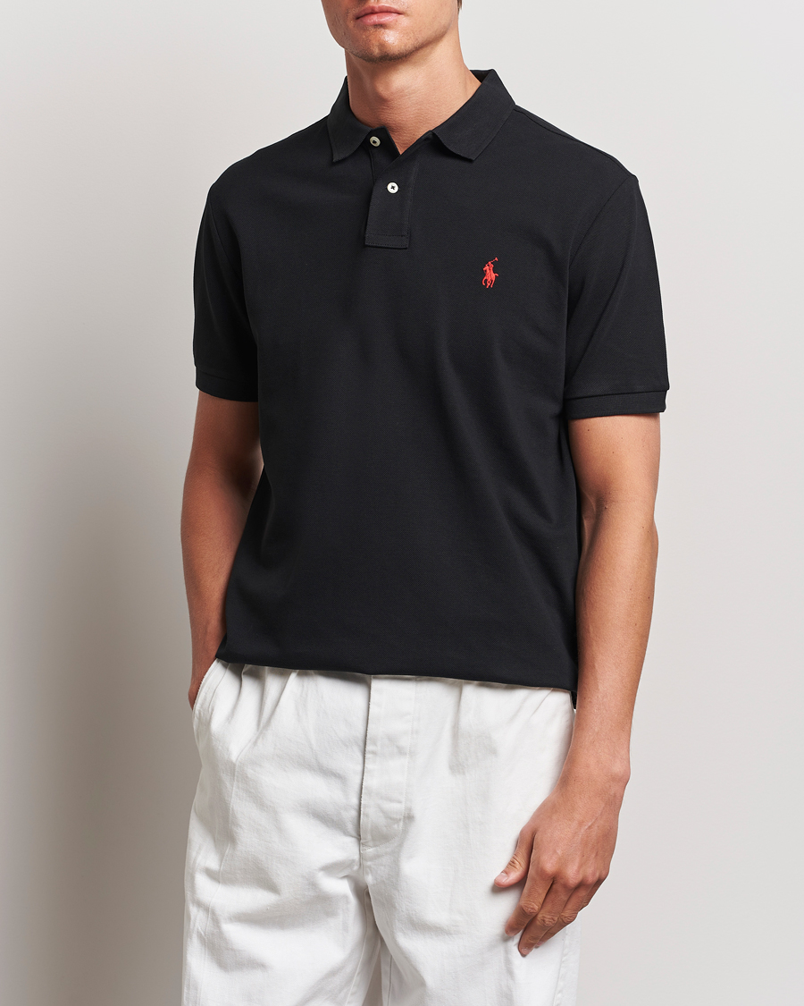 Heren | Polo's | Polo Ralph Lauren | Custom Slim Fit Polo Black