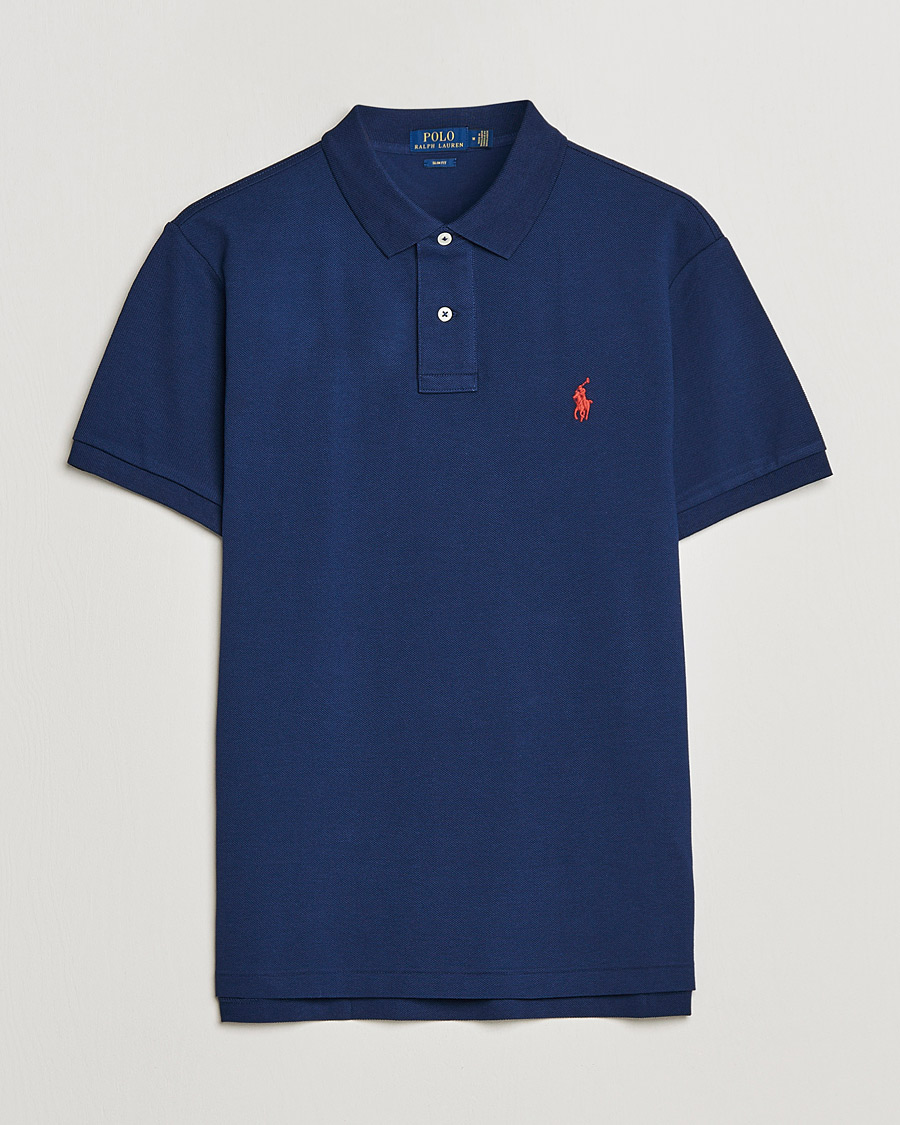 Homme | Polos | Polo Ralph Lauren | Slim Fit Polo Newport Navy